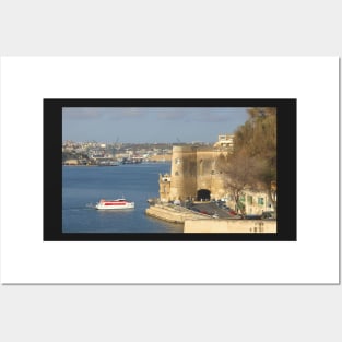 Grand Harbour, Valletta, Malta Posters and Art